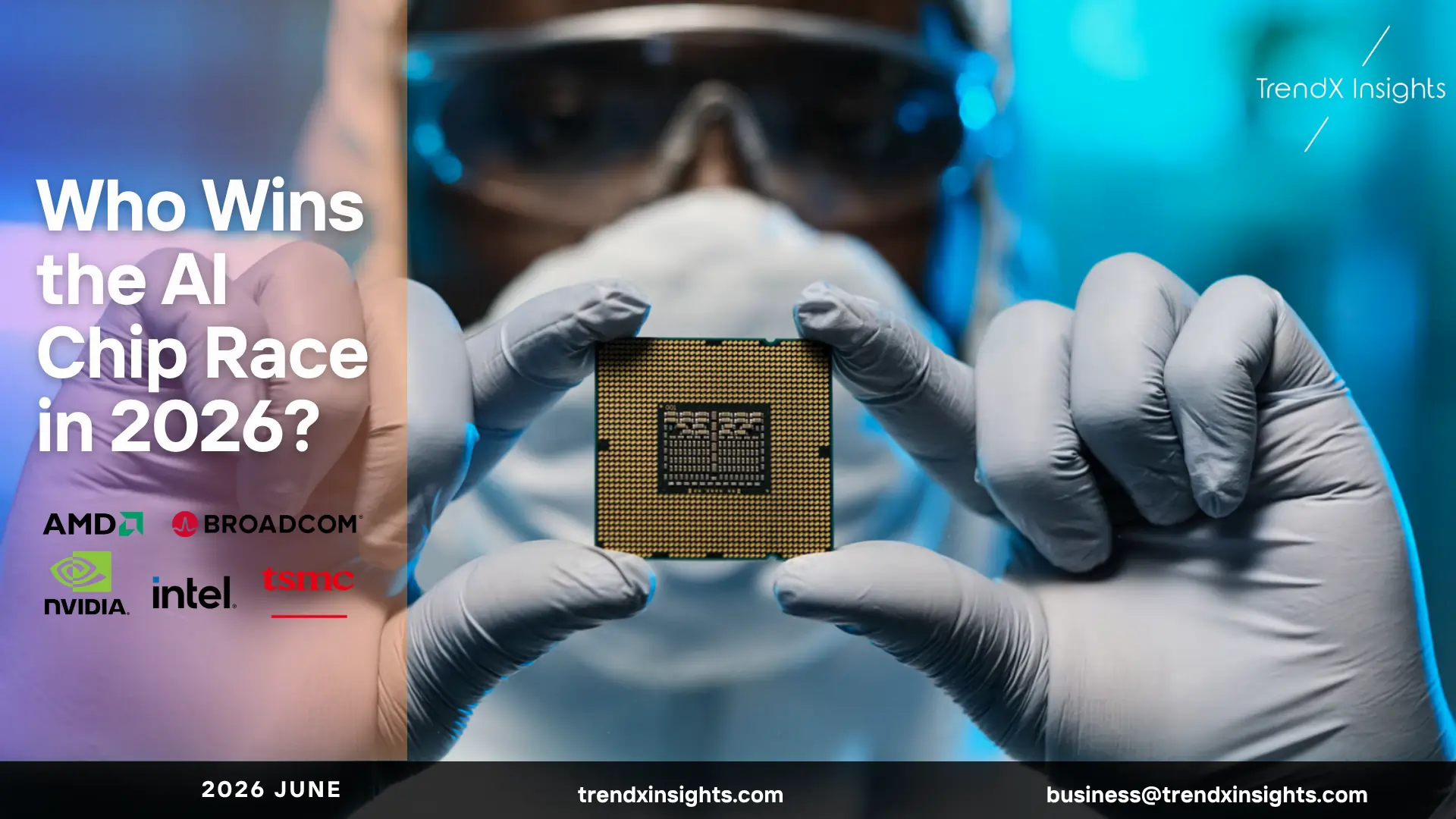 AI chip wars NVIDIA AMD Intel Broadcom TSMC annual report comparison 2026